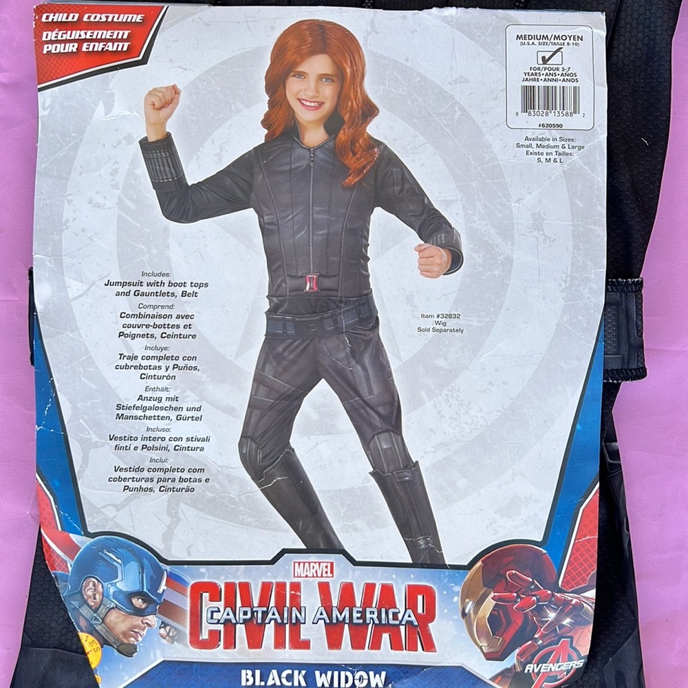Black widow- Marvel - civil war - size M (5/7)